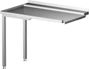 Kifutó asztal mosogatógépekhez – jobb oldal – 1000x700x(H)850 mm - HENDI 231784