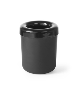 Asztali szemetes vagy evőeszköztartó – Fekete – ø130x(H)160 mm - HENDI 421574