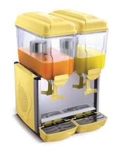Juice adagoló 2x12L – 24 L – 230V / 370W – 430x430x(H)640 mm - HENDI 425206