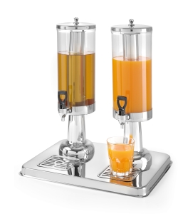 Juice adagoló – 2 x 3 L – 415x315x(H)490 mm - HENDI 425435