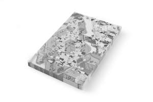 Zsírálló papír tányéralátét – kockás minta – 420×275 mm - HENDI 678152