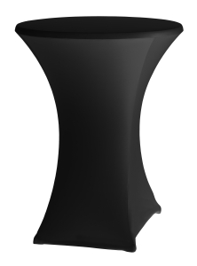 Bárasztal terítő – Fekete – ø850x(H)1150 mm - HENDI 813836