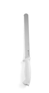 Kenyérvágó kés – Fehér – 385x25x(H)40 mm - HENDI 843055
