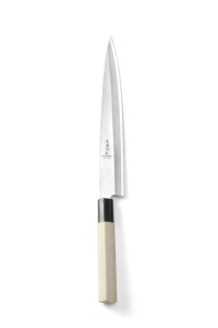 Sashimi kés – Világos fa – 370x20x(H)30 mm - HENDI 845042