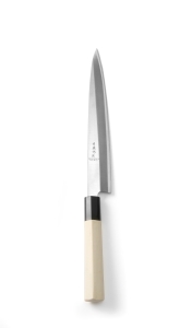 Sashimi kés – Világos fa – 340x20x(H)30 mm - HENDI 845059
